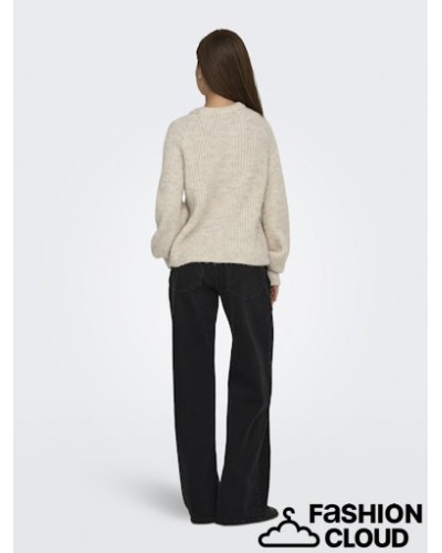 ONLGILA LIFE LS STRUCTURE O-NECK BF KNT