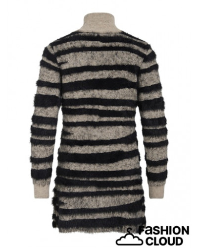 VIALDA L/S HIGHNECK KNIT DRESS/KA