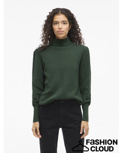 VIDALO PUFF SLEEVE ROLLNECK KNIT/KA