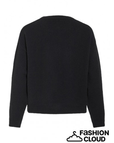 VIBRIANNA O-NECK L/S BOW KNIT CARDIGAN/1