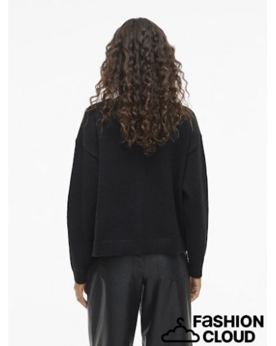 VIBRIANNA O-NECK L/S BOW KNIT CARDIGAN/1