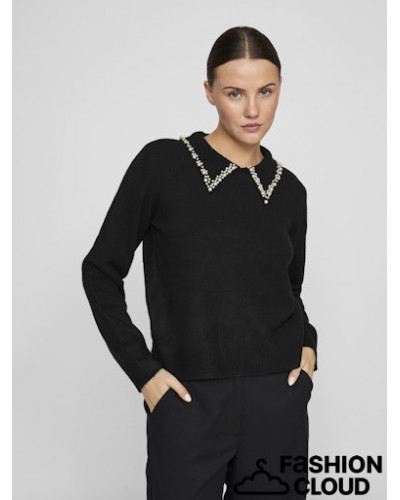 VIPEARL L/S O-NECK PULLOVER/KA