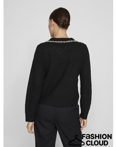 VIPEARL L/S O-NECK PULLOVER/KA