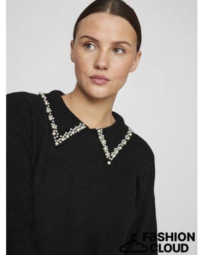 VIPEARL L/S O-NECK PULLOVER/KA