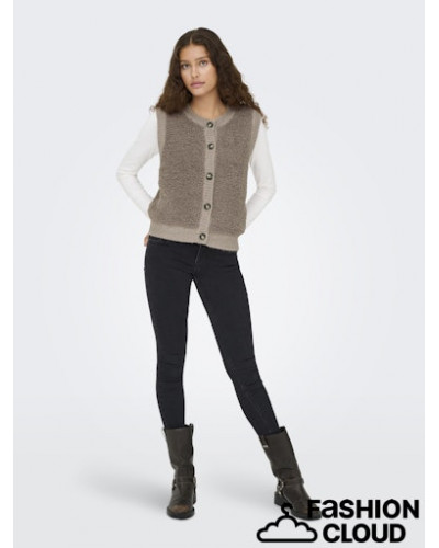 JDYEIRA LIFE S/L ON BUTTON VEST KNT NOOS