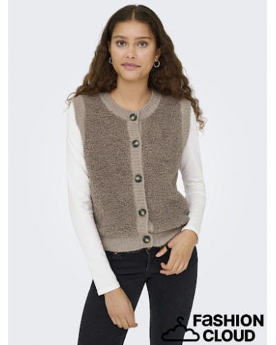 JDYEIRA LIFE S/L ON BUTTON VEST KNT NOOS