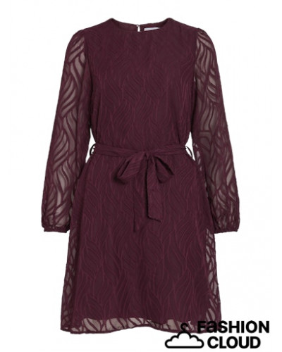 VIMIKA O-NECK L/S DRESS