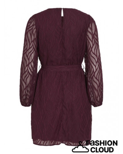 VIMIKA O-NECK L/S DRESS