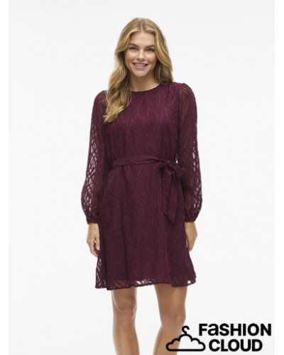 VIMIKA O-NECK L/S DRESS