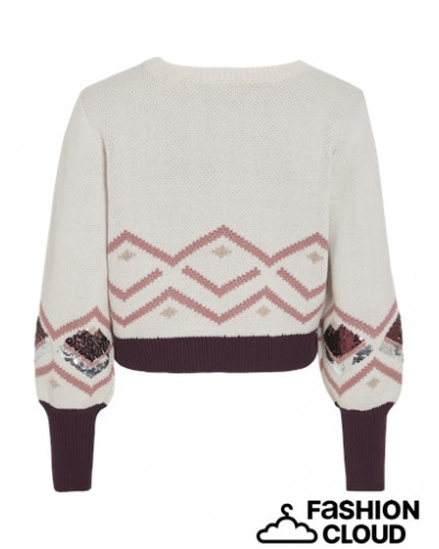 VIRAKLA L/S KNIT PULLOVER