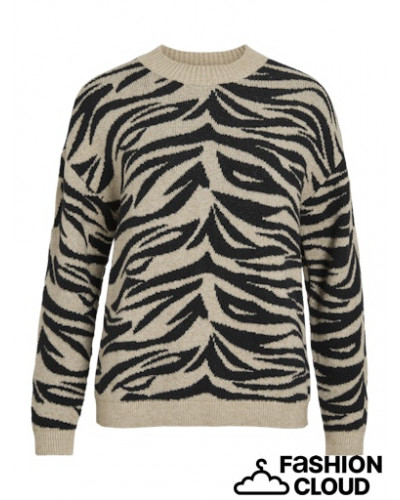 VIFEAMA JACQUARD KNIT TOP