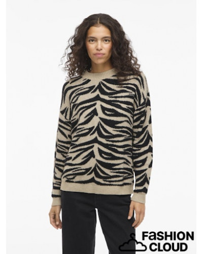 VIFEAMA JACQUARD KNIT TOP