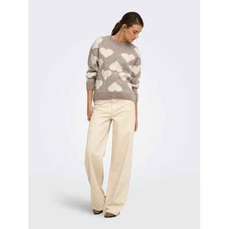 ONLPOPPY pullover in maglia con dettaglio di perle