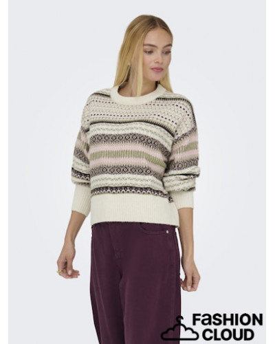 ONLARIANNE L/S PULLOVER KNT NOOS