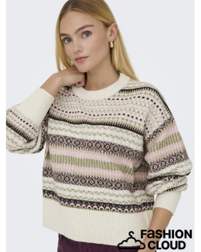 ONLARIANNE L/S PULLOVER KNT NOOS