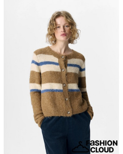 OBJGALIA L/S RE KNIT CARDIGAN NOOS