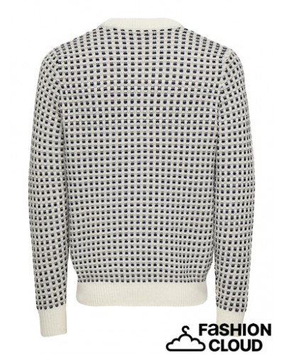 ONSMUSA REG 3 STRUC CREW KNIT