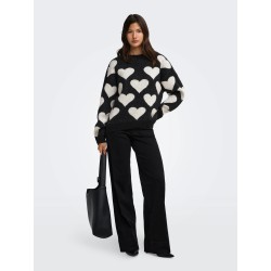 ONLPOPPY Strickpullover mit Perlendetail
