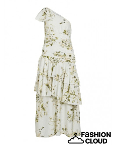 VILINE ONE SHOULDER ANKLE DRESS/KA