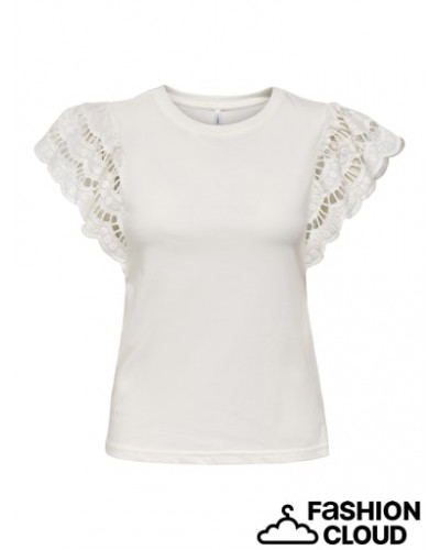 ONLMACY S/S O-NECK MIX TOP BOX JRS