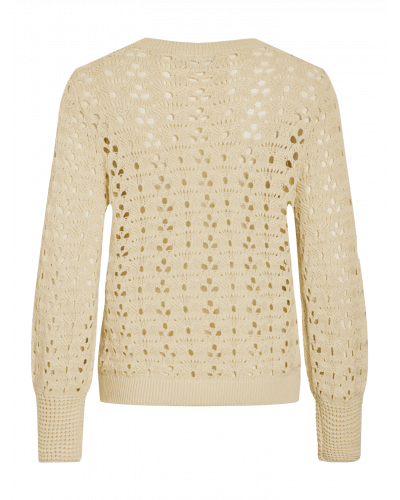 VIPALUA L/S O-NECK KNIT TOP