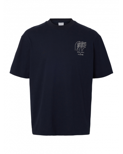 SLHRELAXJAY LICENSE SS O-NECK TEE