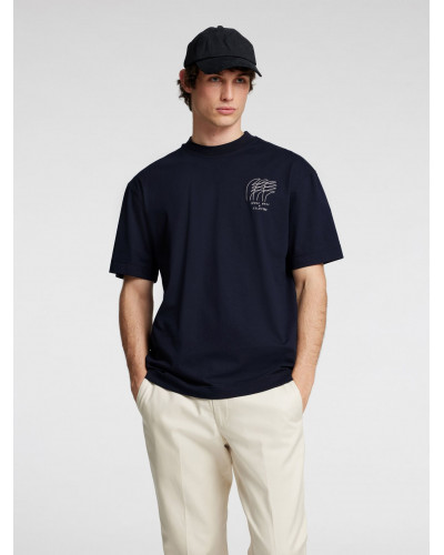 SLHRELAXJAY LICENSE SS O-NECK TEE