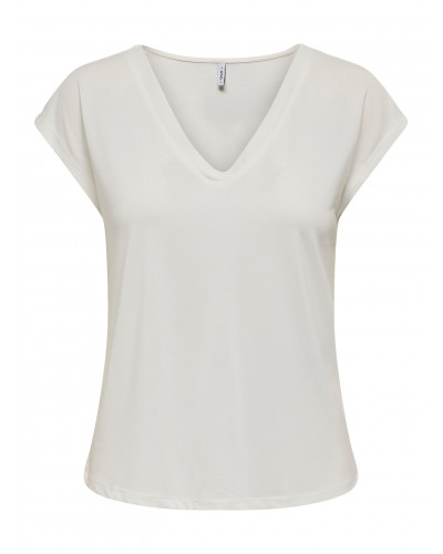 ONLFREE LIFE S/S MOD.V-NECK TOP JRS NOOS