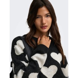 ONLPOPPY Strickpullover mit Perlendetail