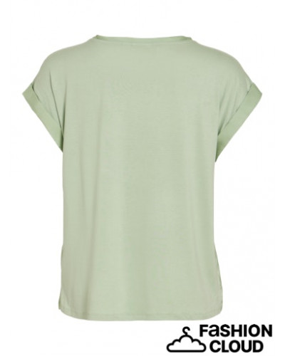 VIELLETTE S/S SATIN TOP - NOOS