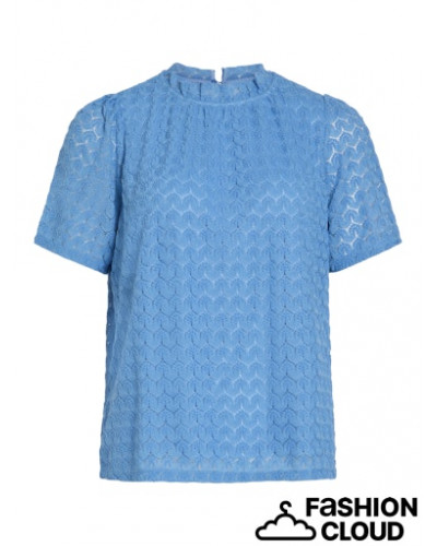 VIMOKA S/S HIGH NECK TOP/KA