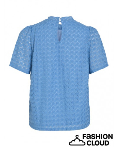 VIMOKA S/S HIGH NECK TOP/KA