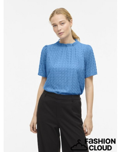 VIMOKA S/S HIGH NECK TOP/KA