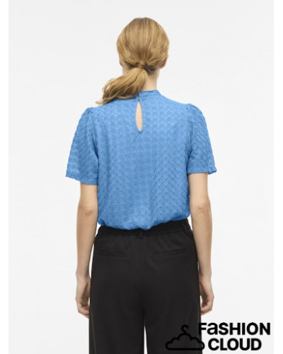 VIMOKA S/S HIGH NECK TOP/KA