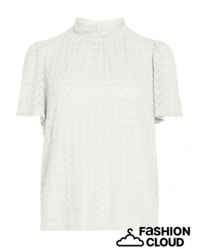 VIMOKA S/S HIGH NECK TOP/KA