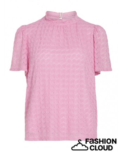 VIMOKA S/S HIGH NECK TOP/KA