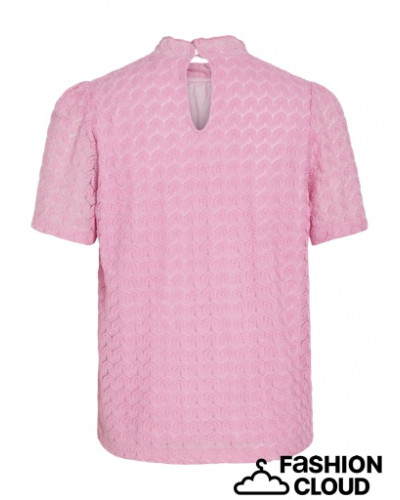 VIMOKA S/S HIGH NECK TOP/KA