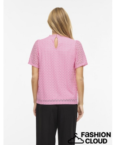 VIMOKA S/S HIGH NECK TOP/KA