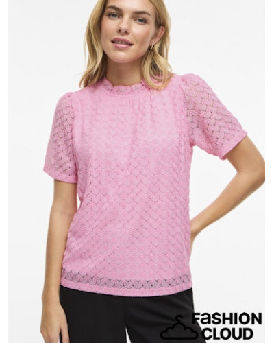 VIMOKA S/S HIGH NECK TOP/KA