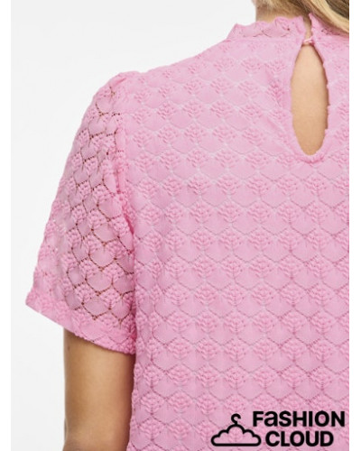 VIMOKA S/S HIGH NECK TOP/KA