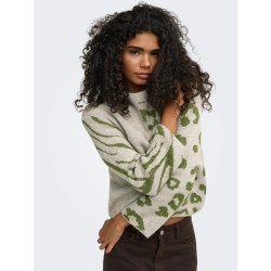 ONLJADE Strickpullover mit hohem Kragen