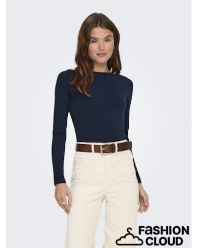 ONLKISS LS BOATNECK TOP CC JRS NOOS