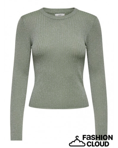 JDYPLUM LUREX L/S O-NECK PULLOVER KNT