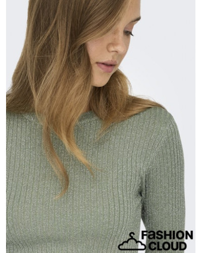 JDYPLUM LUREX L/S O-NECK PULLOVER KNT