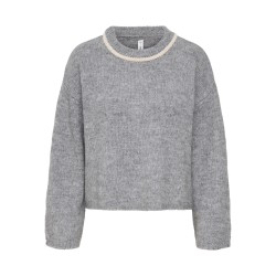 ONLAMBER Strickpullover mit Perlendetails
