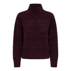 ONLGLOBE Strickpullover mit hohem Kragen