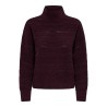 ONLGLOBE LS PATTERN HIGHNECK BF KNT