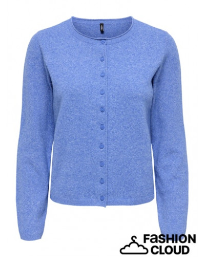 ONLLOYAL LS O-NECK BUTTON CARDI KNT NOOS