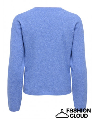 ONLLOYAL LS O-NECK BUTTON CARDI KNT NOOS