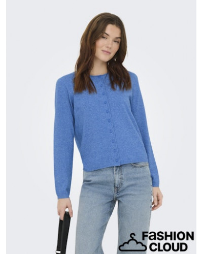 ONLLOYAL LS O-NECK BUTTON CARDI KNT NOOS